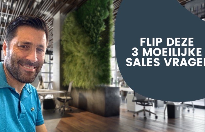 3 moeilijke sales vragen