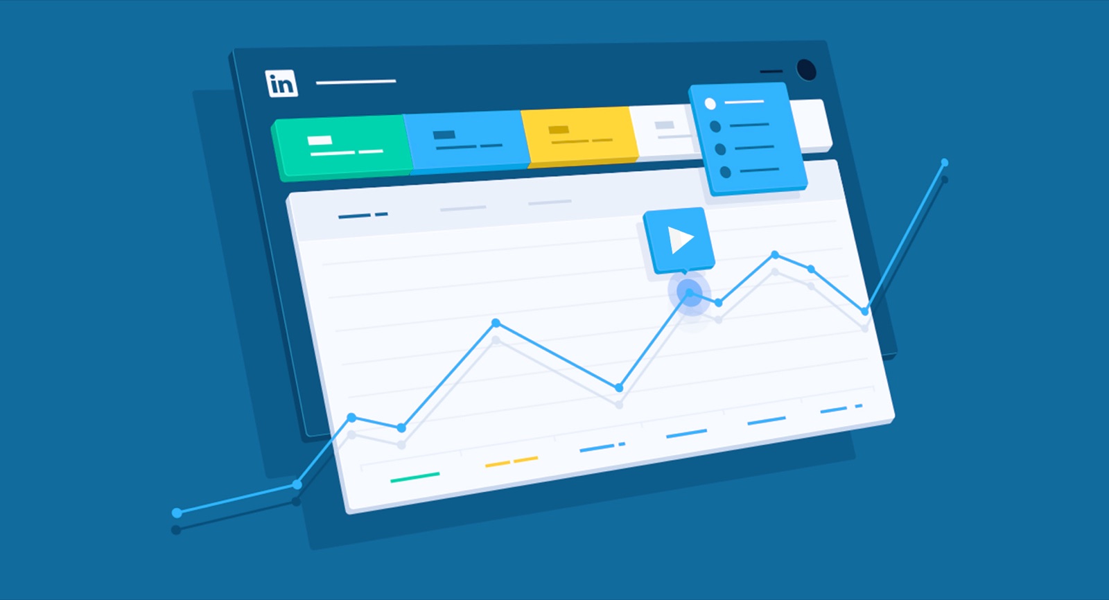 LinkedIn video stats